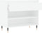 vidaXL - Schoenenkast - 70x36x60 - cm - bewerkt - hout - wit