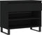 vidaXL - Schoenenkast - 70x36x60 - cm - bewerkt - hout - zwart