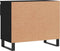 vidaXL - Schoenenkast - 70x36x60 - cm - bewerkt - hout - zwart