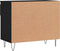 vidaXL - Schoenenkast - 70x36x60 - cm - bewerkt - hout - zwart