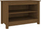 vidaXL - Schoenenkast - 70x38x45,5 - cm - massief - grenenhout - honingbruin