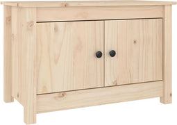 vidaXL - Schoenenkast - 70x38x45,5 - cm - massief - grenenhout