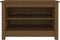 vidaXL - Schoenenkast - 70x38x45,5 - cm - massief - grenenhout - honingbruin