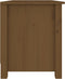 vidaXL - Schoenenkast - 70x38x45,5 - cm - massief - grenenhout - honingbruin