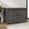 vidaXL - Schoenenkast - 70x38x45,5 - cm - massief - grenenhout - wit