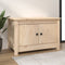 vidaXL - Schoenenkast - 70x38x45,5 - cm - massief - grenenhout - wit