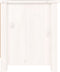 vidaXL - Schoenenkast - 70x38x45,5 - cm - massief - grenenhout - wit