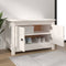 vidaXL - Schoenenkast - 70x38x45,5 - cm - massief - grenenhout - wit