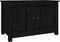 vidaXL - Schoenenkast - 70x38x45,5 - cm - massief - grenenhout - zwart