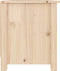 vidaXL - Schoenenkast - 70x38x45,5 - cm - massief - grenenhout - zwart