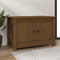 vidaXL - Schoenenkast - 70x38x45,5 - cm - massief - grenenhout - zwart
