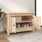 vidaXL - Schoenenkast - 70x38x45,5 - cm - massief - grenenhout - zwart