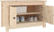 vidaXL - Schoenenkast - 70x38x45,5 - cm - massief - grenenhout - zwart