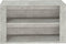 vidaXL - Schoenenkast - 75x35x45 - cm - bewerkt - hout - betongrijs