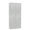 vidaXL - Schoenenkast - 80x35,5x180 - cm - bewerkt - hout - betongrijs