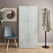 vidaXL - Schoenenkast - 80x35,5x180 - cm - bewerkt - hout - betongrijs
