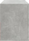 vidaXL - Schoenenkast - 80x35x45 - cm - bewerkt - hout - betongrijs