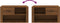 vidaXL - Schoenenkast - 80x35x45 - cm - bewerkt - hout - bruin - eikenkleur