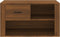vidaXL - Schoenenkast - 80x35x45 - cm - bewerkt - hout - bruin - eikenkleur