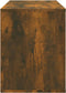 vidaXL - Schoenenkast - 80x35x45 - cm - bewerkt - hout - gerookt - eikenkleurig