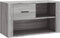 vidaXL - Schoenenkast - 80x35x45 - cm - bewerkt - hout - grijs - sonoma