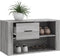 vidaXL - Schoenenkast - 80x35x45 - cm - bewerkt - hout - grijs - sonoma
