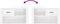 vidaXL - Schoenenkast - 80x35x45 - cm - bewerkt - hout - hoogglans - wit