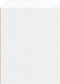 vidaXL - Schoenenkast - 80x35x45 - cm - bewerkt - hout - hoogglans - wit