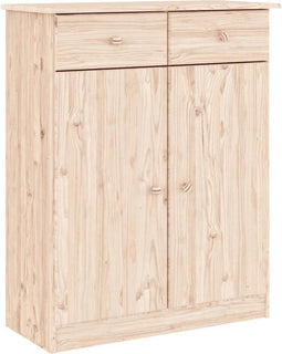 vidaXL - Schoenenkast - ALTA - 77x35x96 - cm - massief - grenenhout