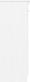vidaXL - Schoenenkast - ALTA - 77x35x96 - cm - massief - grenenhout - wit