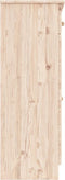 vidaXL - Schoenenkast - ALTA - 77x35x96 - cm - massief - grenenhout