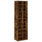 vidaXL - Schoenenkast - Gerookt Eiken - 54x34x183
