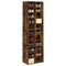 vidaXL - Schoenenkast - Gerookt Eiken - 54x34x183