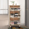 vidaXL - Schoenenkast - HAMAR - 59,5x35x117 - cm - grenenhout - honingbruin