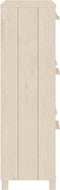 vidaXL - Schoenenkast - HAMAR - 59,5x35x117 - cm - grenenhout - honingbruin