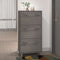 vidaXL - Schoenenkast - HAMAR - 59,5x35x117 - cm - massief - grenenhout - lichtgrijs