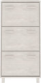 vidaXL - Schoenenkast - HAMAR - 59,5x35x117 - cm - massief - grenenhout - wit