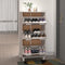 vidaXL - Schoenenkast - HAMAR - 59,5x35x117 - cm - massief - grenenhout - wit