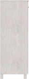 vidaXL - Schoenenkast - HAMAR - 85x40x108 - cm - massief - grenenhout - wit
