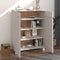 vidaXL - Schoenenkast - HAMAR - 85x40x108 - cm - massief - grenenhout - wit