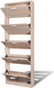 vidaXL - Schoenenkast - hout - met - 5 - opbergvakken - eiken-look