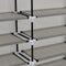 vidaXL - Schoenenkast - met - hoes - 115x28x110 - cm - stof - grijs