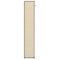vidaXL - Schoenenkast - met - hoes - 57x29x162 - cm - stof - crème