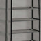vidaXL - Schoenenkast - met - hoes - 57x29x162 - cm - stof - grijs