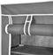 vidaXL - Schoenenkast - met - hoes - 57x29x162 - stof - zwart