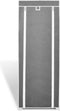 vidaXL - Schoenenkast - met - hoes - 57x29x162 - stof - zwart