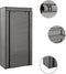 vidaXL - Schoenenkast - met - hoes - 58x28x106 - cm - stof - grijs