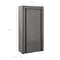 vidaXL - Schoenenkast - met - hoes - 58x28x106 - cm - stof - grijs