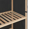 vidaXL - Schoenenkast - met - hoes - 79x40x80 - cm - stof - grijs