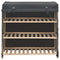 vidaXL - Schoenenkast - met - hoes - 79x40x80 - cm - stof - grijs